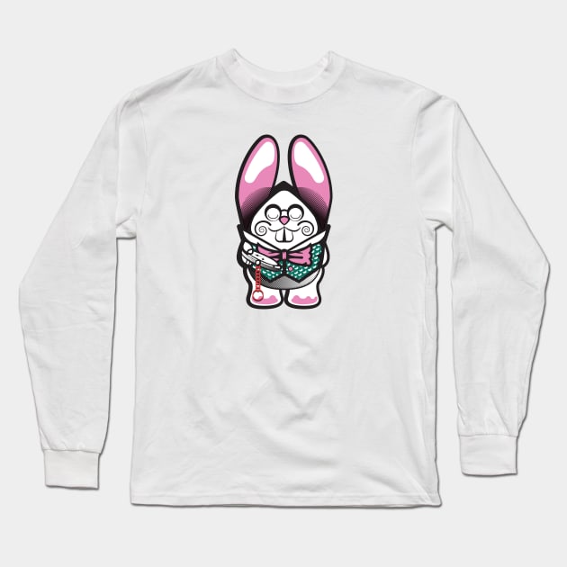 Pink Rabbit Long Sleeve T-Shirt by Rabassa
